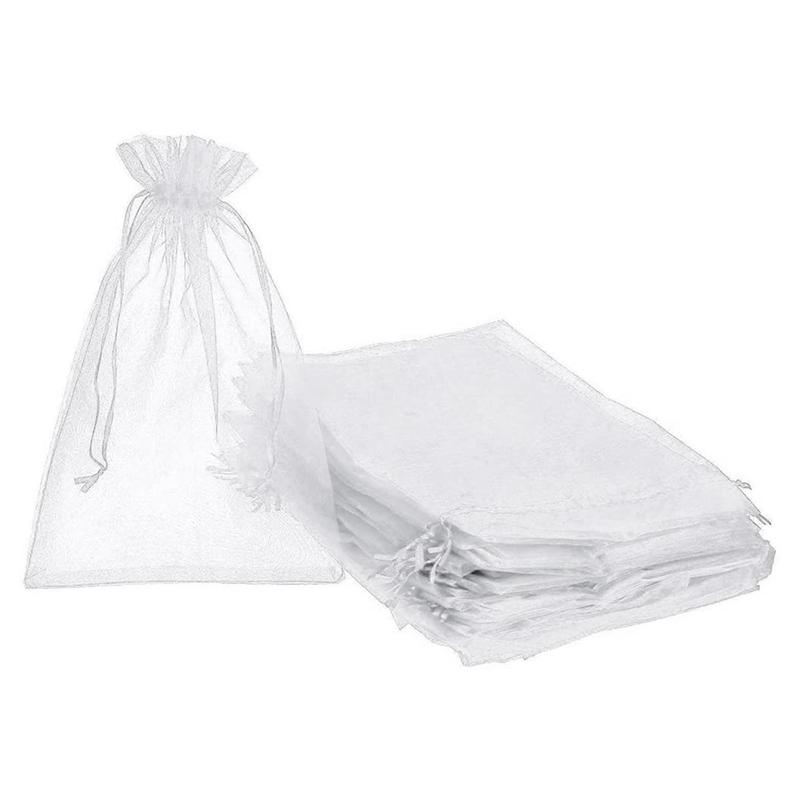 Pack of 50 Organza Gift Bags 7.9 x 11.8 Inches Jewellery Drawstring Bags for Birthday and Wedding Party (White
Pack of 50 Organza Gift Bags 7.9 x 11.8 Inches Jewellery Drawstring Bags for Birthday and Wedding Party (White