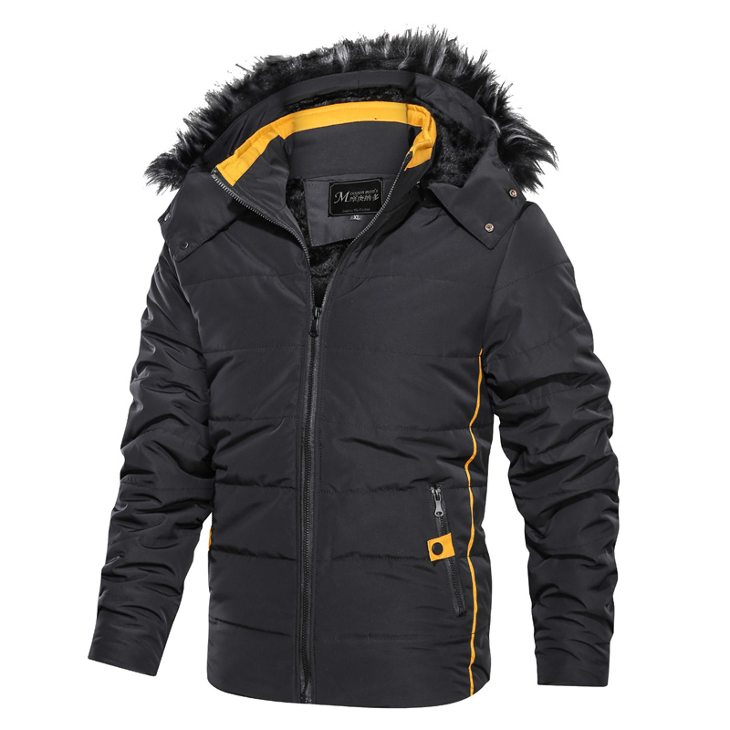 2019 New Winter Men's Parkas Casual Thicken Warm Windproof Jacket Parkas Men Hooded Winter Mens Jackets And Coats, Navy 
2019 New Winter Men's Parkas Casual Thicken Warm Windproof Jacket Parkas Men Hooded Winter Mens Jackets And Coats, Navy