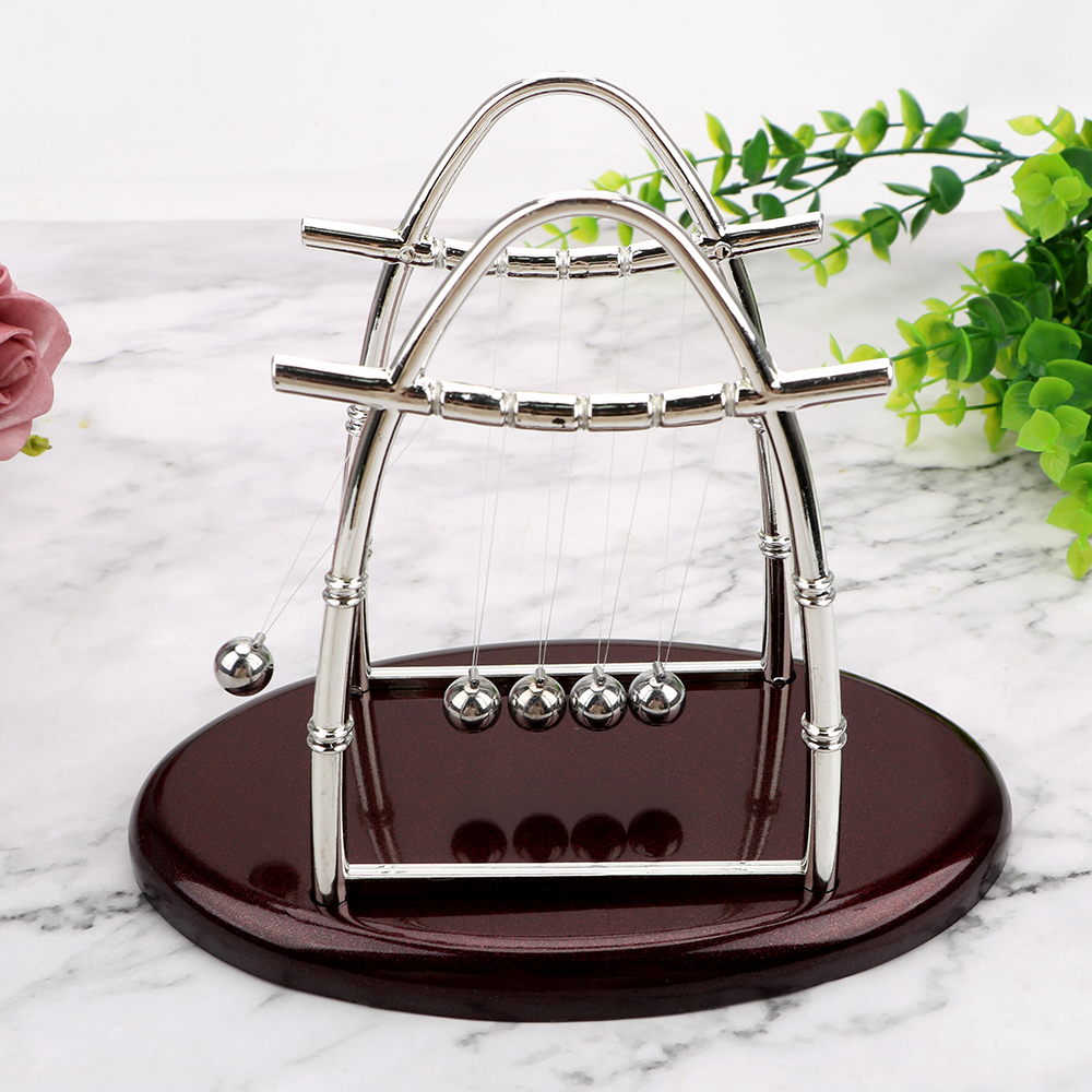 Home Desk Decoration Metal Pendulum Ball Craft Educational Toy Newtons Cradle Steel Balance Ball Physics Science Y0107
Home Desk Decoration Metal Pendulum Ball Craft Educational Toy Newtons Cradle Steel Balance Ball Physics Science Y0107
