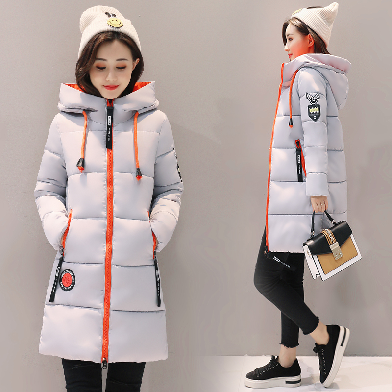Parka Women Winter Jacket Women Coat Hooded Outwear Female Parka Thick Cotton Padded Lining Winter Female Basic Coats 201214