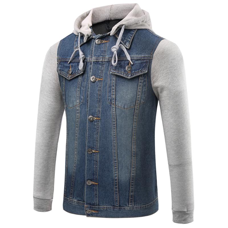 Mens Denim Jackets Nice New Fashion Autumn Jeans Jackets Male Sling Hooded Stitching Jacket Coats Denim Coat Clothing -4XL, Light blue
Mens Denim Jackets Nice New Fashion Autumn Jeans Jackets Male Sling Hooded Stitching Jacket Coats Denim Coat Clothing -4XL, Light blue