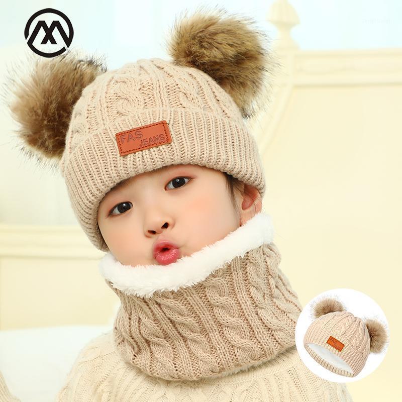 Children's Winter Hat Velvet Pompom knit Hats For kids Boys/Girls Thicken Warm Ring Bib Fluffy Caps Small Leather Label FAS JENS1
Children's Winter Hat Velvet Pompom knit Hats For kids Boys/Girls Thicken Warm Ring Bib Fluffy Caps Small Leather Label FAS JENS1
