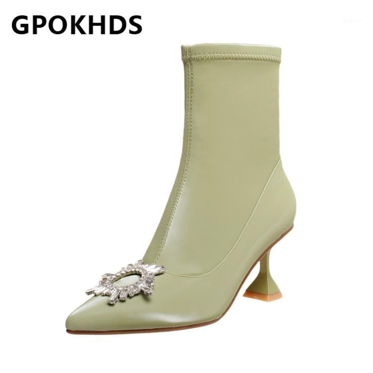 GPOKHDS 2021 women Ankle boots Microfiber Winter short plush Pointed Toe Zipper Crystal High heels female boots size 401, Beige
GPOKHDS 2021 women Ankle boots Microfiber Winter short plush Pointed Toe Zipper Crystal High heels female boots size 401, Beige