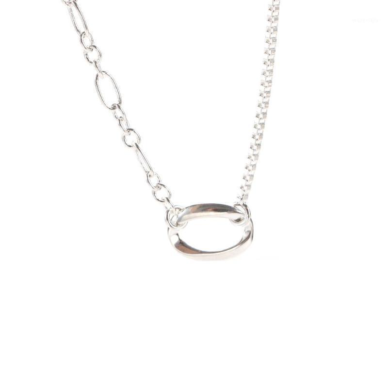 Chains Wild Personality Simple Trendy Circle Girls Korean Style Necklace Women Clavicle Chain Silver Plated
Chains Wild Personality Simple Trendy Circle Girls Korean Style Necklace Women Clavicle Chain Silver Plated