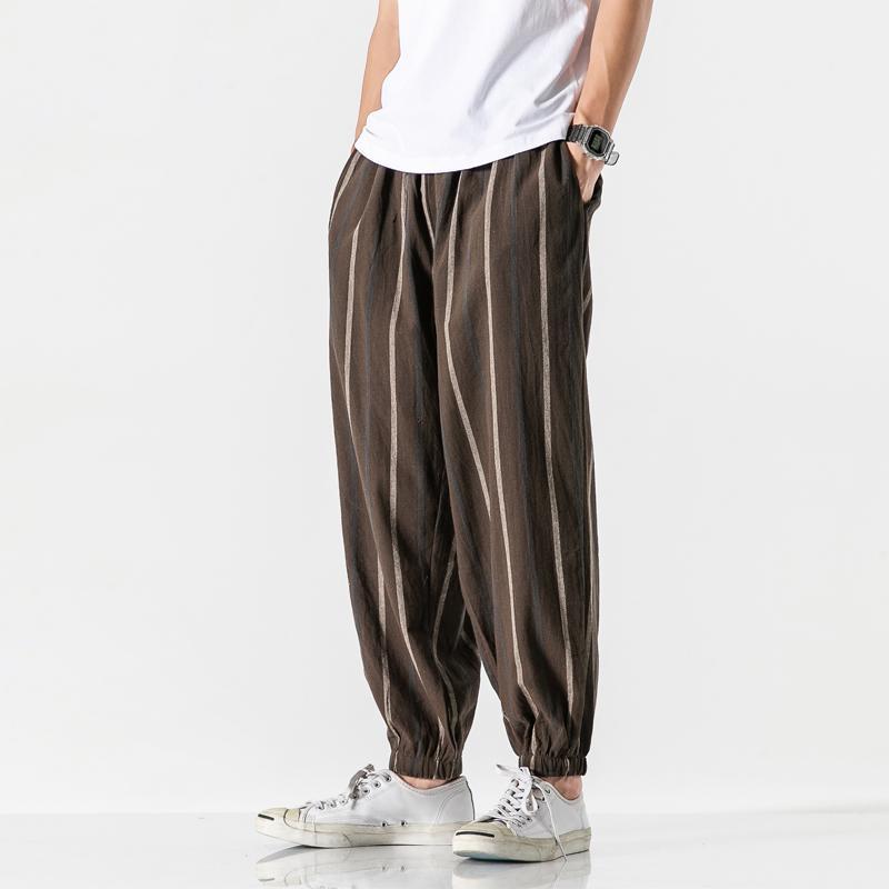 2020 Men Cotton Linen Harem Pants Joggers Harajuku Style Mens Casual Pants Big Size Man Sweatpants Streetwear New Trousers 5XL1, Coffee color
2020 Men Cotton Linen Harem Pants Joggers Harajuku Style Mens Casual Pants Big Size Man Sweatpants Streetwear New Trousers 5XL1, Coffee color