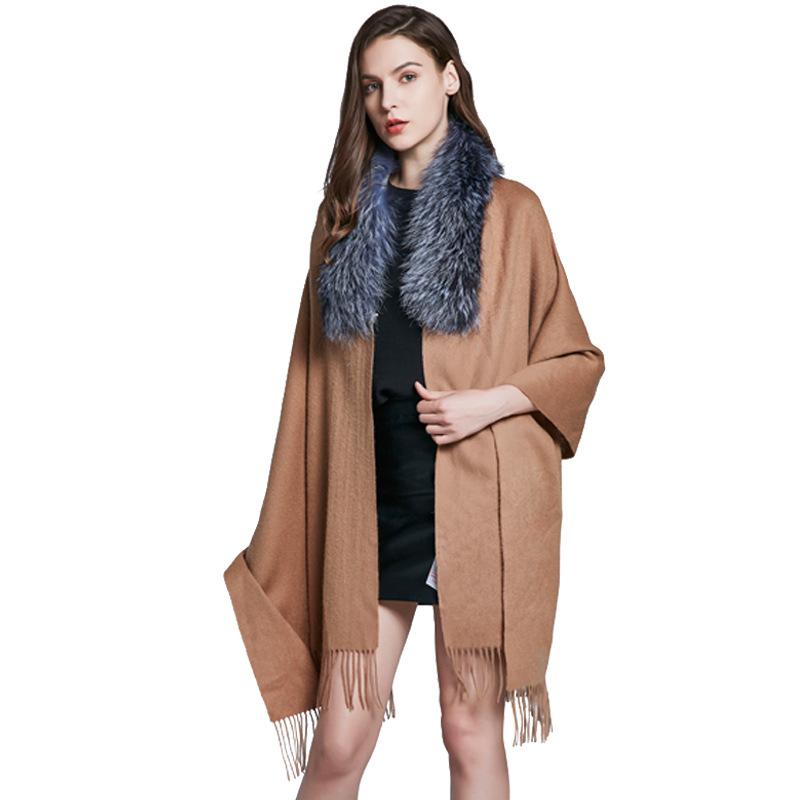 TopFurMall ) Autumn Winter Genuine Wholeskin Raccoon Fur Shawls with Tassels Female Cashmere Women Fur Wraps LF5115
TopFurMall ) Autumn Winter Genuine Wholeskin Raccoon Fur Shawls with Tassels Female Cashmere Women Fur Wraps LF5115