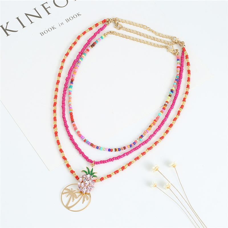 3pcs Bohemian Bead Necklace Pineapple Star Beaded Necklace Choker Statement Clavicle Chain for Women Jewelry1
3pcs Bohemian Bead Necklace Pineapple Star Beaded Necklace Choker Statement Clavicle Chain for Women Jewelry1