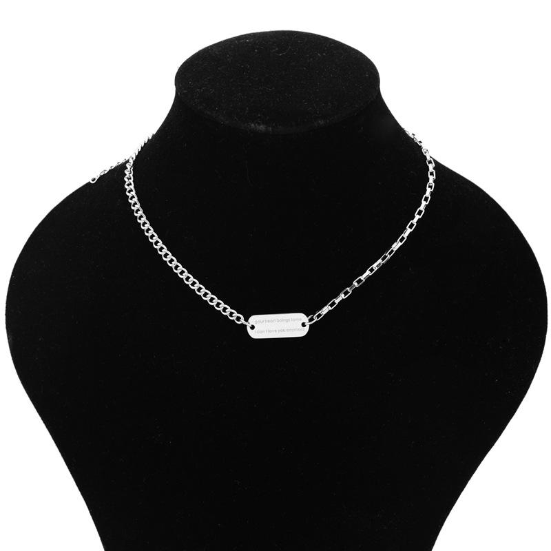 Kpop Punk Goth Necklace for Men Women Teen Boys Egirl Stainless Steel 2020 Viking Gothic Chain Choker Necklace Hot Topic Jewelry 
Kpop Punk Goth Necklace for Men Women Teen Boys Egirl Stainless Steel 2020 Viking Gothic Chain Choker Necklace Hot Topic Jewelry