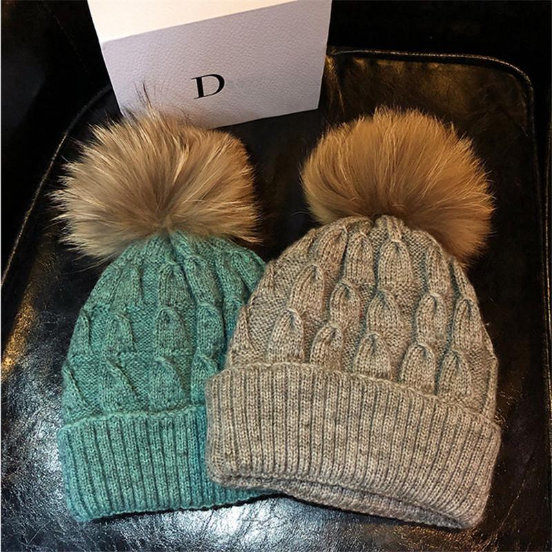 Winter Real Fur Ball Beanie Thick Knit Hat Women Warm Raccoon Fur Pom Poms Skullies Beanies Wool Knitted Hat, Green
Winter Real Fur Ball Beanie Thick Knit Hat Women Warm Raccoon Fur Pom Poms Skullies Beanies Wool Knitted Hat, Green