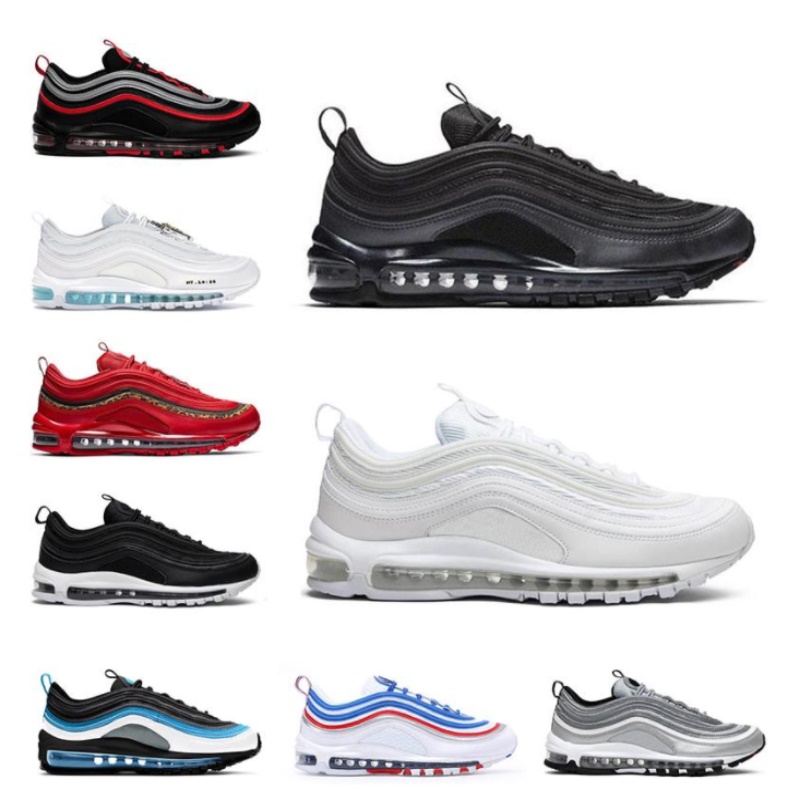2021 97 Running Shoes Mens Worldwide Jesus Triple Black Bullet White Premium 97s Undefeated Trainer Bred Game Royal Sneakers 36-45
2021 97 Running Shoes Mens Worldwide Jesus Triple Black Bullet White Premium 97s Undefeated Trainer Bred Game Royal Sneakers 36-45