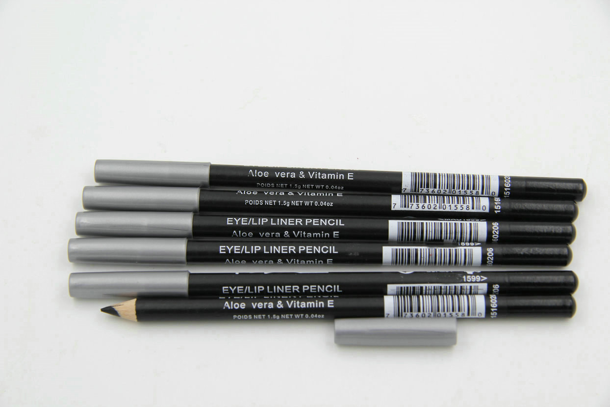 12pcs MIX EYE/LIP Liner Pencil Aloe & Vitamin E 1.6g 12 color Eyeliner Pencil High Quality Free Shipping, Black
12pcs MIX EYE/LIP Liner Pencil Aloe & Vitamin E 1.6g 12 color Eyeliner Pencil High Quality Free Shipping, Black