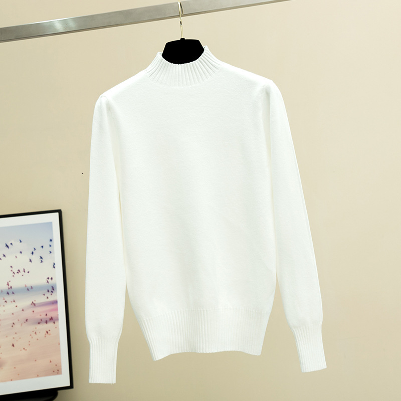 2021 New Thick Autumn Winter Women Pullover Basic Casual Turtleneck Sweater Top Soft Warm Female Jumper Oxlg, White
2021 New Thick Autumn Winter Women Pullover Basic Casual Turtleneck Sweater Top Soft Warm Female Jumper Oxlg, White