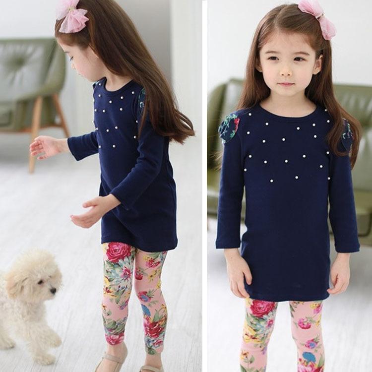 2020 Spring girl clothes sets nice Pure cotton Long Sleeve T shirt+Leggings pant Suit 2 piece Flower kids baby Children clothing1, Pink
2020 Spring girl clothes sets nice Pure cotton Long Sleeve T shirt+Leggings pant Suit 2 piece Flower kids baby Children clothing1, Pink