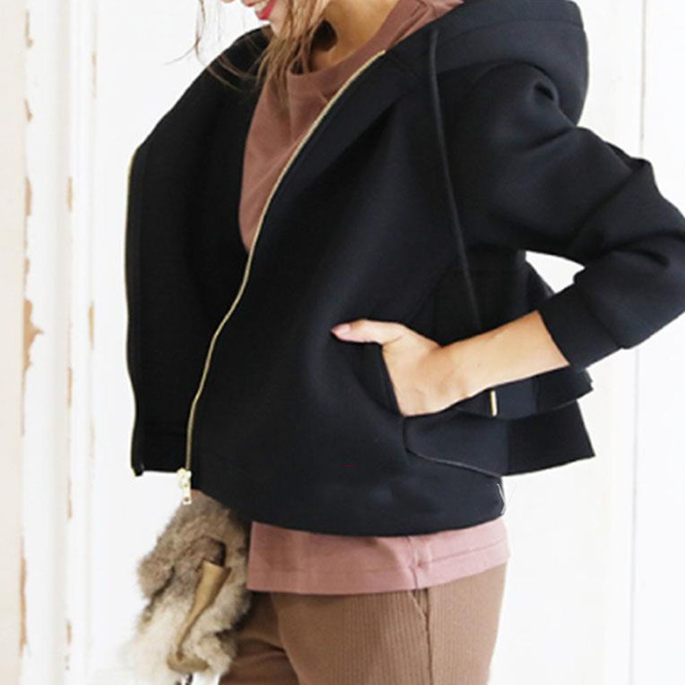 2021 New Women Hooded Hoodies Japan Korea Young Girl Fashion Simple Zipper Long Sleeve Slim Jacket Coat School Autumn Spring 0YDF, Black
2021 New Women Hooded Hoodies Japan Korea Young Girl Fashion Simple Zipper Long Sleeve Slim Jacket Coat School Autumn Spring 0YDF, Black