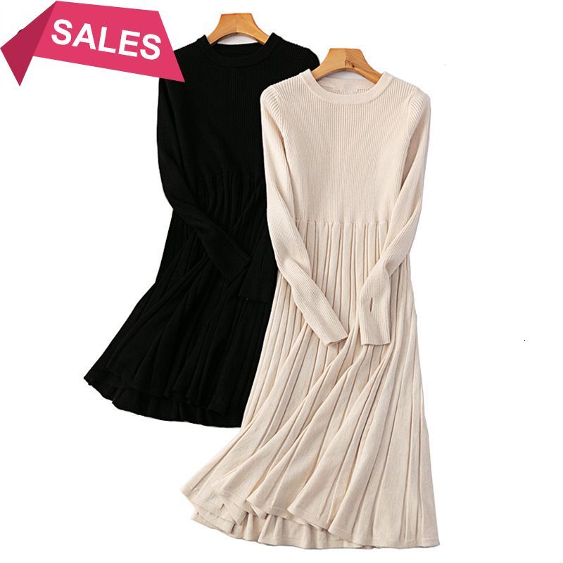 2021 New Solid Knitted Women Autumn Winter o Neck Long Sleeve Sweater Dress Ol Midi Party Dresses Vestidos Thubm Hole Df5f, Apricot
2021 New Solid Knitted Women Autumn Winter o Neck Long Sleeve Sweater Dress Ol Midi Party Dresses Vestidos Thubm Hole Df5f, Apricot