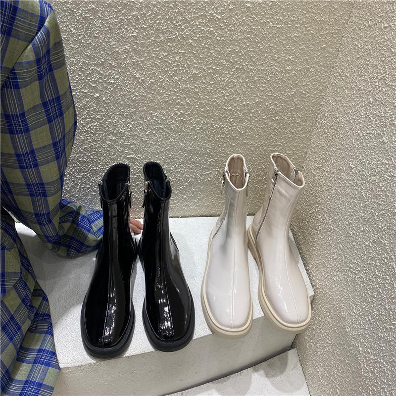Shoes Round Toe Boots Women New 2020 Luxury Designer Mid-Calf Low Mid Calf Fashion Rubber Autumn Leather Rock Ladies
Shoes Round Toe Boots Women New 2020 Luxury Designer Mid-Calf Low Mid Calf Fashion Rubber Autumn Leather Rock Ladies