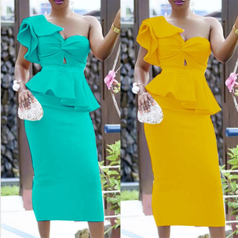 One Shoulder Cocktail Dresses Ruffles Plus Size semi formal dress With Stretch Real In Stock homecoming dresses ESAN258, Yellow
One Shoulder Cocktail Dresses Ruffles Plus Size semi formal dress With Stretch Real In Stock homecoming dresses ESAN258, Yellow