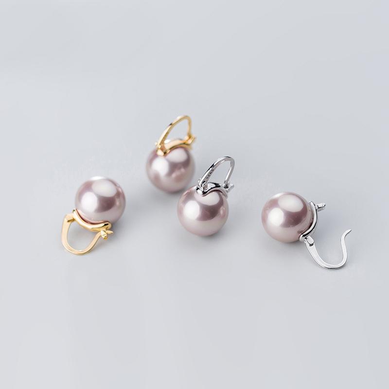 MloveAcc 925 Sterling Silver Champagne Color Round Pearl Hoop Earrings Women Authentic Silver Jewelry Brincos
MloveAcc 925 Sterling Silver Champagne Color Round Pearl Hoop Earrings Women Authentic Silver Jewelry Brincos
