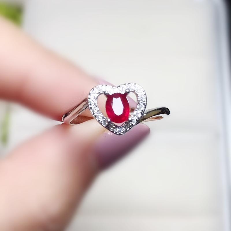 Cluster Rings Natural Real Ruby Love Heart Style Ring Per Jewelry 0.5ct Gemstone 925 Sterling Silver Fine T2061822, Golden;silver
Cluster Rings Natural Real Ruby Love Heart Style Ring Per Jewelry 0.5ct Gemstone 925 Sterling Silver Fine T2061822, Golden;silver
