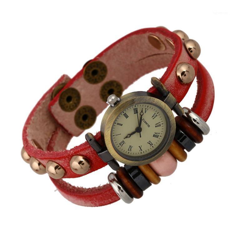 women's Leather Bracelet Watch Leather Bracelet jewelry1