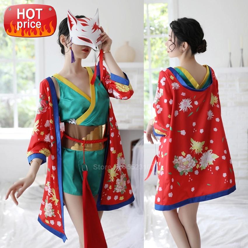 Japanese Style Women Kimono Pajamas Set Cardigan Haori Robe Dress Set Satin Sexy Mini Yukata Dress Sleepwear Nightgown Lingerie #m49W, Black;white
Japanese Style Women Kimono Pajamas Set Cardigan Haori Robe Dress Set Satin Sexy Mini Yukata Dress Sleepwear Nightgown Lingerie #m49W, Black;white