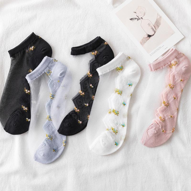 Spring Summer Kawaii Glass Women's Socsk Cotton Korean Flower Thin Kawaii Socks Women Funny and Cute 429041, 03
Spring Summer Kawaii Glass Women's Socsk Cotton Korean Flower Thin Kawaii Socks Women Funny and Cute 429041, 03
