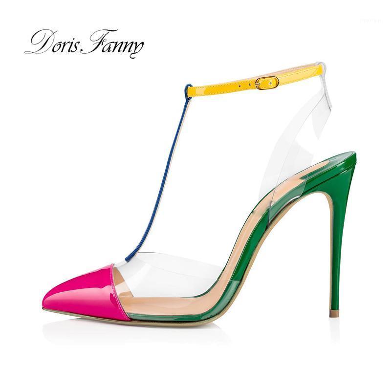 Doris Fanny sexy strappy sandals slingback ladies footwear Clear PVC transparent high heels sandals Women's luxury1, Colorful 8cm
Doris Fanny sexy strappy sandals slingback ladies footwear Clear PVC transparent high heels sandals Women's luxury1, Colorful 8cm