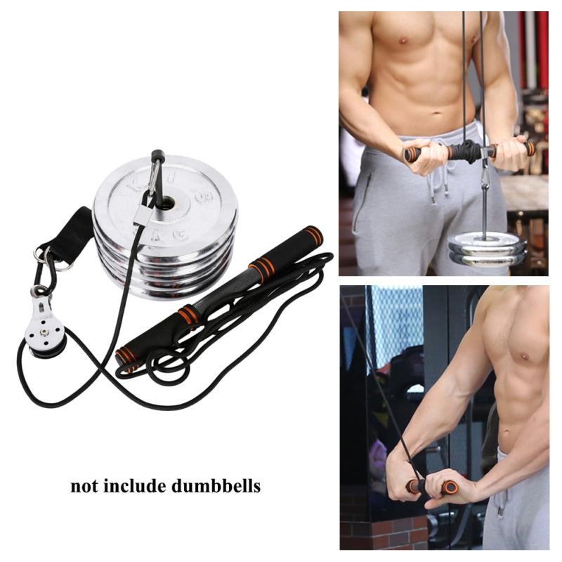 Fitness DIY Pulley Cable Attachment System Length Adjustable Sets with Loading Pin Triceps Strap Rope Home Gym Equipment
Fitness DIY Pulley Cable Attachment System Length Adjustable Sets with Loading Pin Triceps Strap Rope Home Gym Equipment