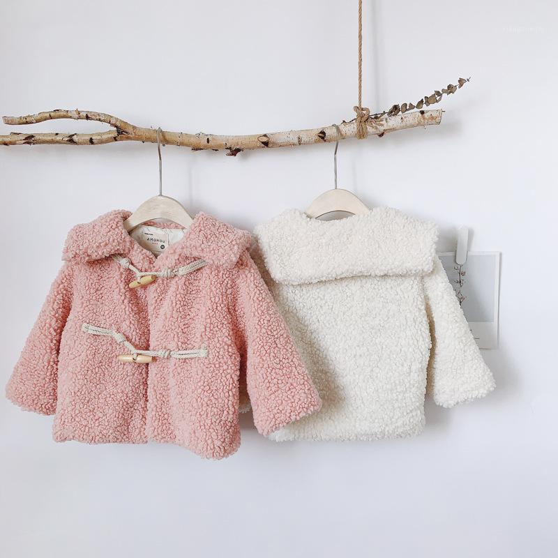 New Arrive Thick Lamb Velvet Kid Girls Jacket Fashion Horn Buckle Baby Outwear Winter Warm Children Girls Tops Clothes1, White
New Arrive Thick Lamb Velvet Kid Girls Jacket Fashion Horn Buckle Baby Outwear Winter Warm Children Girls Tops Clothes1, White