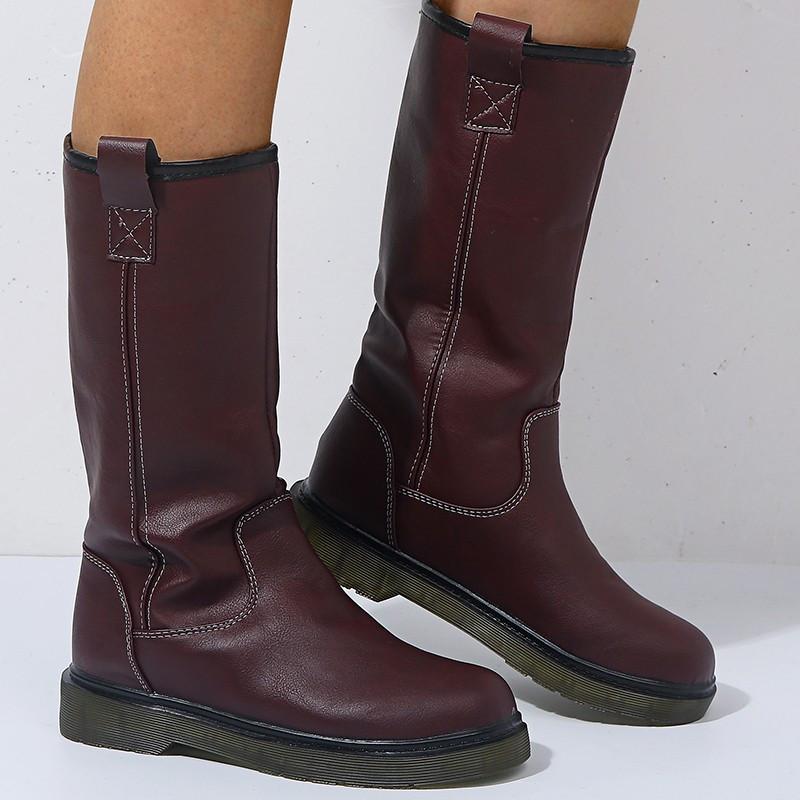 New 2020 Winter Women' Boots Round Head Side Zipper Embroidered Low Heel Women Boots Women's Mujer Calf Low Heel Shoes, Dark brown
New 2020 Winter Women' Boots Round Head Side Zipper Embroidered Low Heel Women Boots Women's Mujer Calf Low Heel Shoes, Dark brown