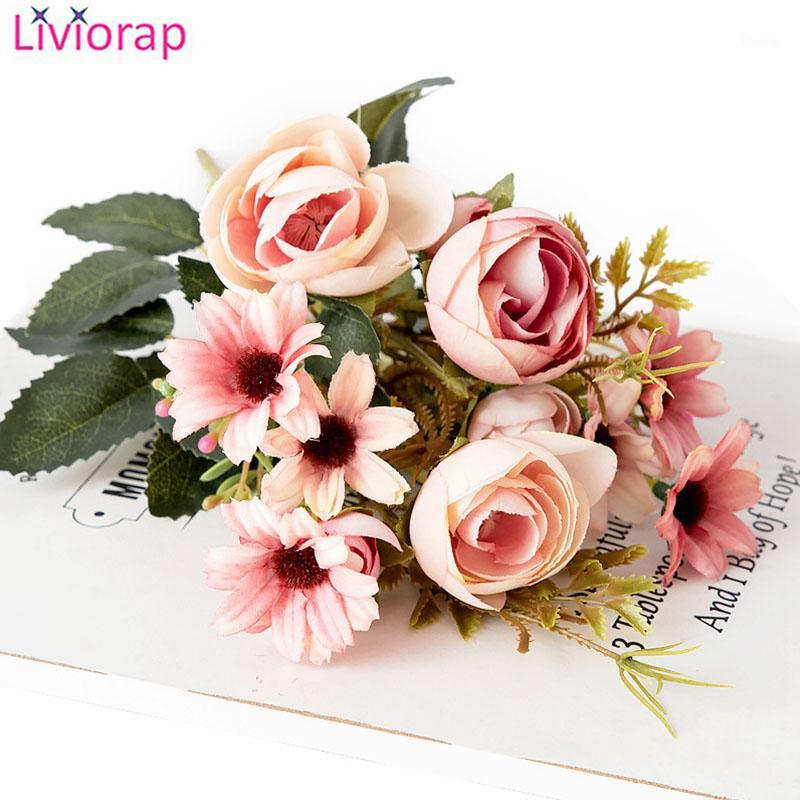 Liviorap 5 Head Artificial Flowers for Wedding Home Decoration Artificial Flowers Bouquets Dried in Pots1, White
Liviorap 5 Head Artificial Flowers for Wedding Home Decoration Artificial Flowers Bouquets Dried in Pots1, White