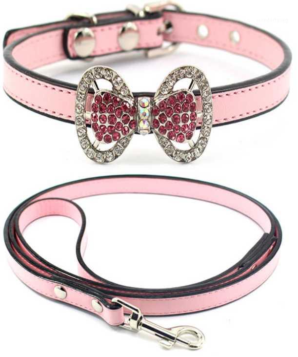Pet Dog Collar Leash Cat Collar Necklace Puppy Small Dog Collars Leads PU Leather Crystal Bowtie High Quality Poodle Yorkshire1
Pet Dog Collar Leash Cat Collar Necklace Puppy Small Dog Collars Leads PU Leather Crystal Bowtie High Quality Poodle Yorkshire1