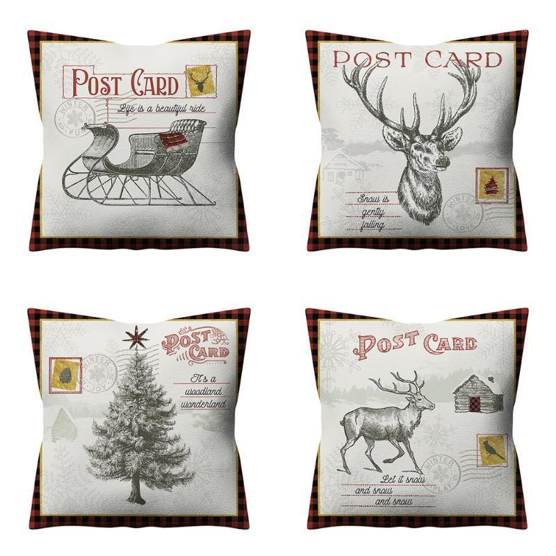 New Style Christmas Pillow Case Winter Holiday Home Decoration Back Cushion Case 4pc zu he zhuang1
New Style Christmas Pillow Case Winter Holiday Home Decoration Back Cushion Case 4pc zu he zhuang1