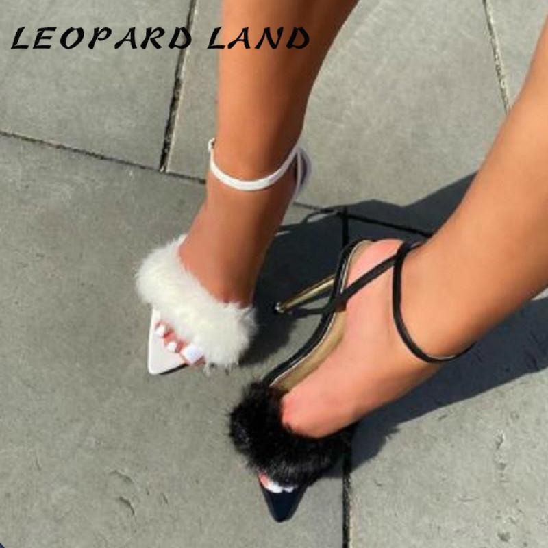LEOPARD LAND 2021 Summer Fashion Stiletto Women's Shoes Plush Cross Straps Roman High Heel Sandals Banquet Women's Shoes, White
LEOPARD LAND 2021 Summer Fashion Stiletto Women's Shoes Plush Cross Straps Roman High Heel Sandals Banquet Women's Shoes, White