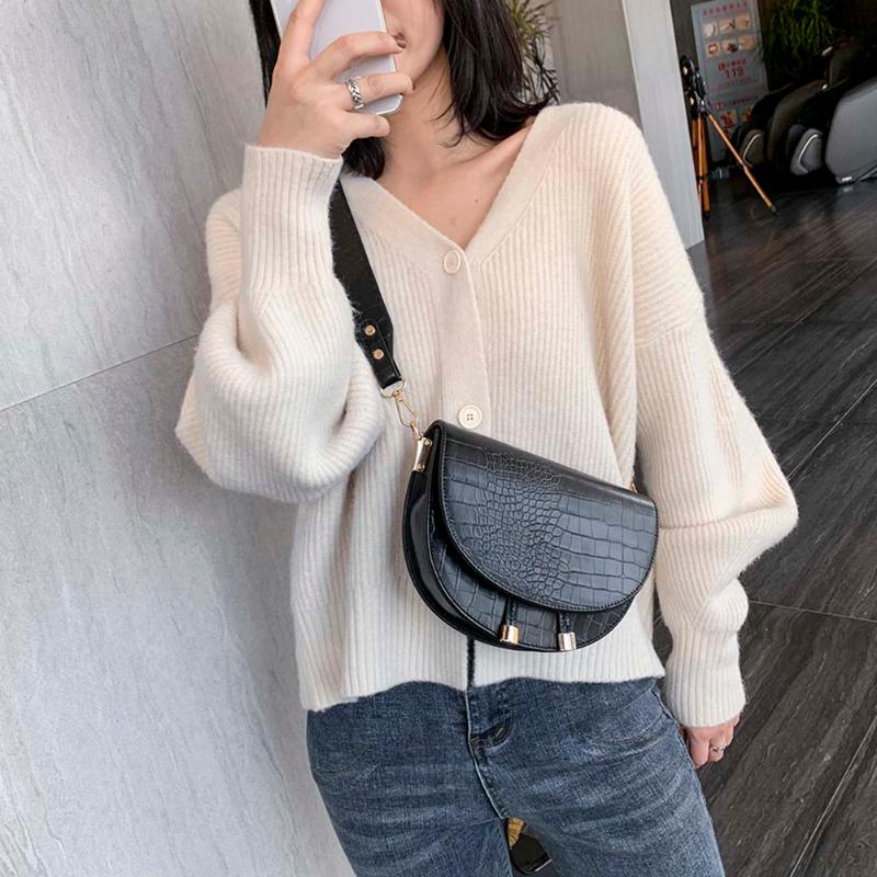 Women's Designer Luxury Handbag 2021 Fashion New High quality PU Leather Women Handbags Crocodile pattern Shoulder Messenger Bag, Black
Women's Designer Luxury Handbag 2021 Fashion New High quality PU Leather Women Handbags Crocodile pattern Shoulder Messenger Bag, Black