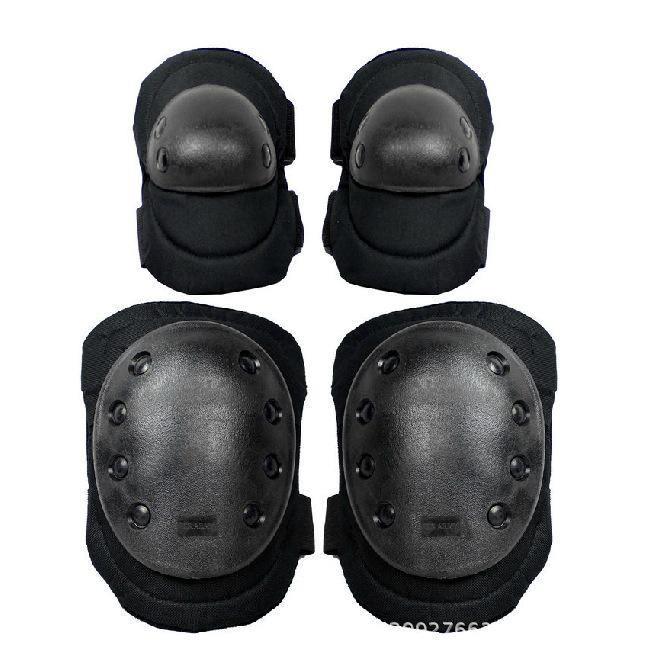 Knee pads riding safety protection roller skating elbow pads suit army fan field tactics, Black
Knee pads riding safety protection roller skating elbow pads suit army fan field tactics, Black