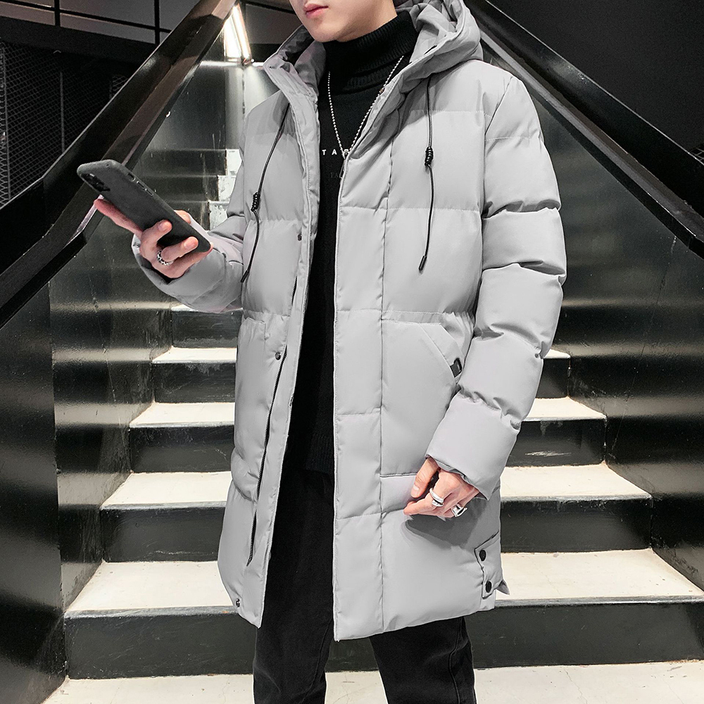 Winter Parka Autumn Puffer Men Overcoat Outwear Long Jacket Army Green Hooded Coat Plus Size 8XL 201127