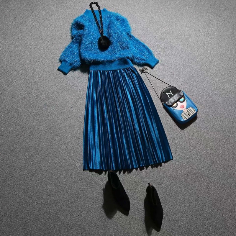 set 2021 New of two winter pieces knitted or crocheted upper neck jumper and skirt 2 elegant female matching suit y461 Y98L
set 2021 New of two winter pieces knitted or crocheted upper neck jumper and skirt 2 elegant female matching suit y461 Y98L
