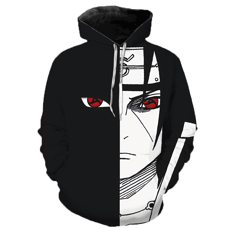 Naruto Hoodie Anime Cosplay Costume Sweatshirts 3D Printed Sasuke Kakashi Oversized Pullover Men Women Fashion Casual Hoodies 201021, Black
Naruto Hoodie Anime Cosplay Costume Sweatshirts 3D Printed Sasuke Kakashi Oversized Pullover Men Women Fashion Casual Hoodies 201021, Black