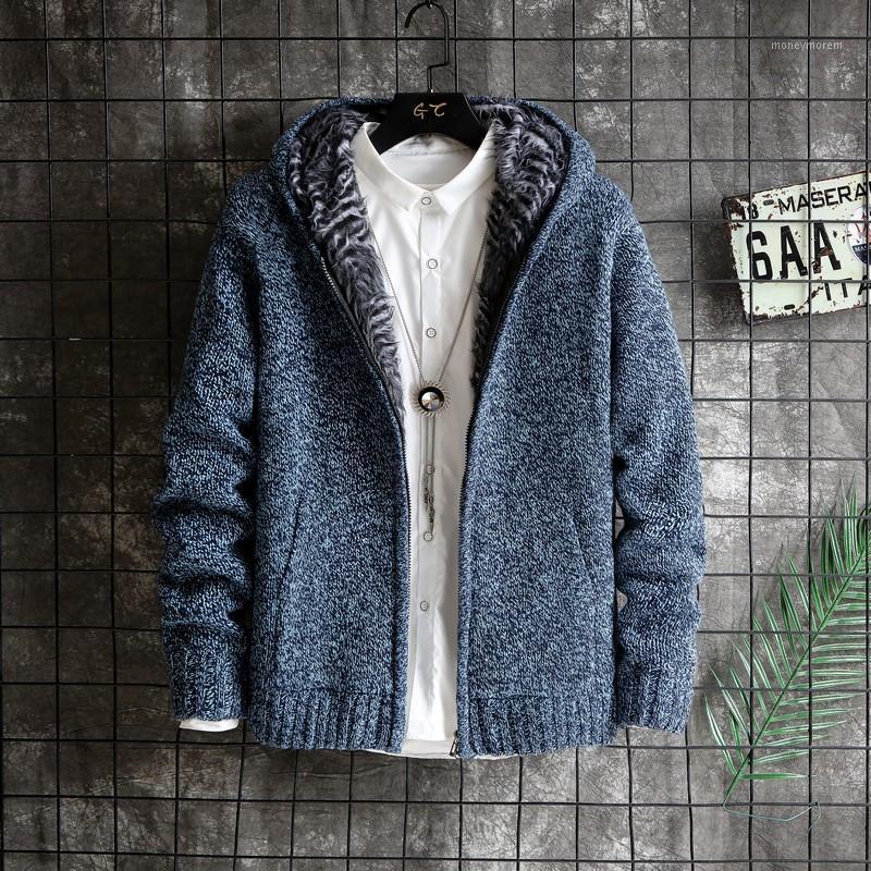 2020 Winter New Arrival Men's Knitted Thicken Coats Sweater Casual Warm Cardigan Sweaters -3XL Zipper Hooded Men Korean Clothes1, 1 black
2020 Winter New Arrival Men's Knitted Thicken Coats Sweater Casual Warm Cardigan Sweaters -3XL Zipper Hooded Men Korean Clothes1, 1 black