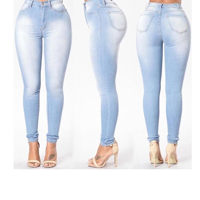Fashion Slim Jeans Women Skinny High Waist Jeans Ladies Casual Denim Pencil Pants Stretch Waist Pants Feminina Plus Size, Light blue
Fashion Slim Jeans Women Skinny High Waist Jeans Ladies Casual Denim Pencil Pants Stretch Waist Pants Feminina Plus Size, Light blue