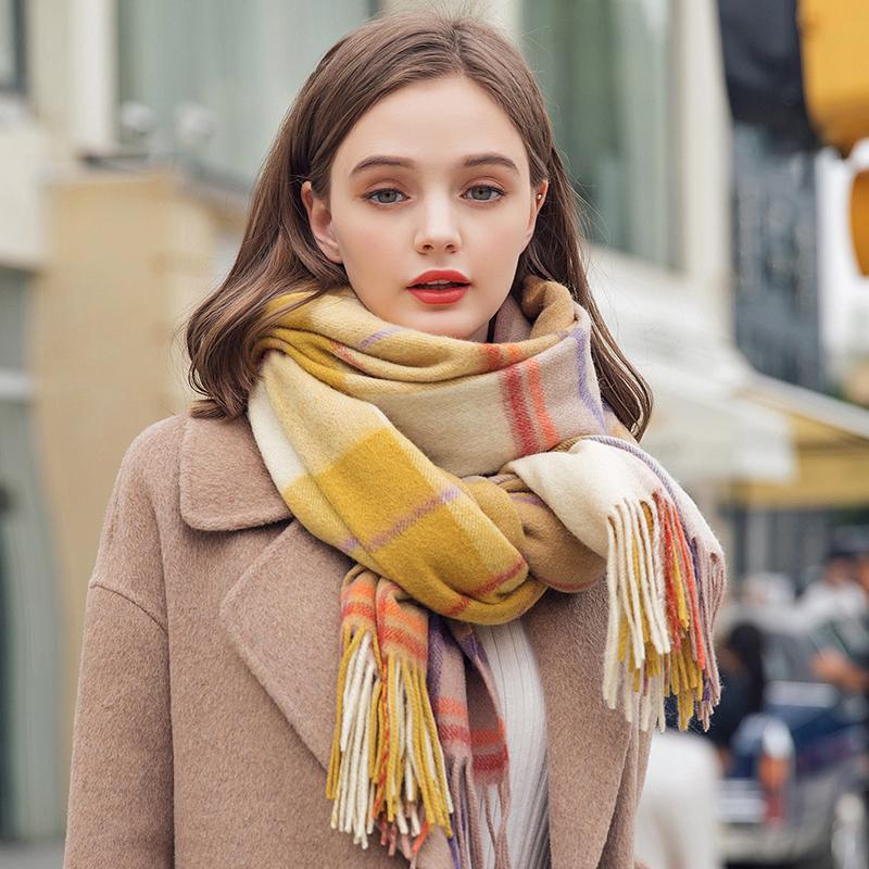 100% Real Wool Scarf Women Warm Shawls and Wraps for Ladies Stole Femme Plaid Warps Winter Wool Scarves Luxury Cashmere
100% Real Wool Scarf Women Warm Shawls and Wraps for Ladies Stole Femme Plaid Warps Winter Wool Scarves Luxury Cashmere