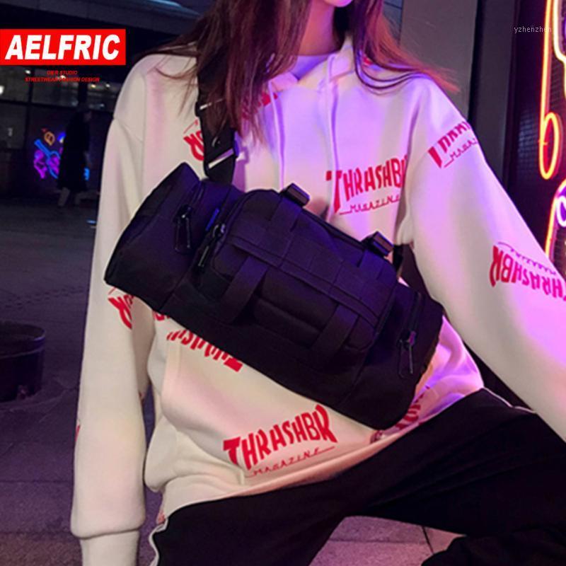 AELFRIC Fashion Tactical Function Shoulder Bag Multi-pocket Hip Hop Streetwear Men Women 2020 Fashion Fanny Chest Rig waist pack1, Black
AELFRIC Fashion Tactical Function Shoulder Bag Multi-pocket Hip Hop Streetwear Men Women 2020 Fashion Fanny Chest Rig waist pack1, Black