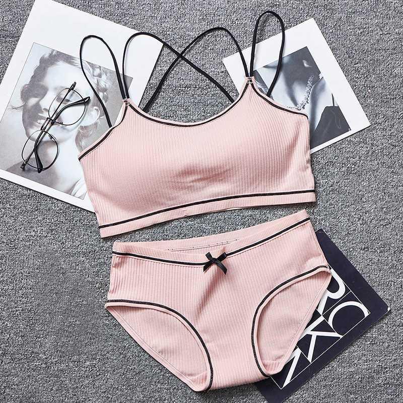 Female Breathable Bow Panty Soft Bra Solid Color Bra And Panties Set Women Sexy Lingerie Set Intimates Ladies Underwear1, Pink
Female Breathable Bow Panty Soft Bra Solid Color Bra And Panties Set Women Sexy Lingerie Set Intimates Ladies Underwear1, Pink