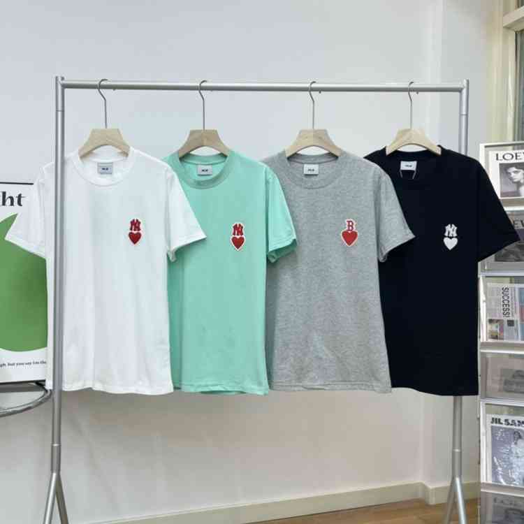 Genuine 1:1 Sports Fashion Brand Tshirt Men's and Women's Mlb Korean Spring New Short Sleeve Love Ny Embroidery Simple and Versatile Couple Round Neck T-shirt 02282, Gray
Genuine 1:1 Sports Fashion Brand Tshirt Men's and Women's Mlb Korean Spring New Short Sleeve Love Ny Embroidery Simple and Versatile Couple Round Neck T-shirt 02282, Gray