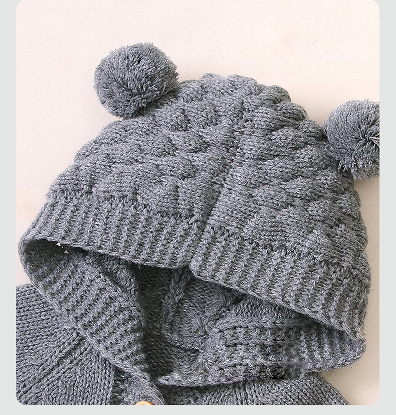 Baby Romper Autumn Winter Knitting Newborn Baby Boys Clothes Hooded Unisex Baby Clothes For Girls Jumpsuit Clothes 0 3 6 9 Month 201028