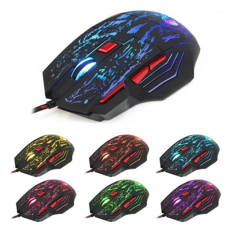 Professional Gaming Mouse 7keys 5500DPI Wired Mice Ergonomic 7 color lights USB Receiver Optical mouse gamer For PC Laptop 20J161
Professional Gaming Mouse 7keys 5500DPI Wired Mice Ergonomic 7 color lights USB Receiver Optical mouse gamer For PC Laptop 20J161