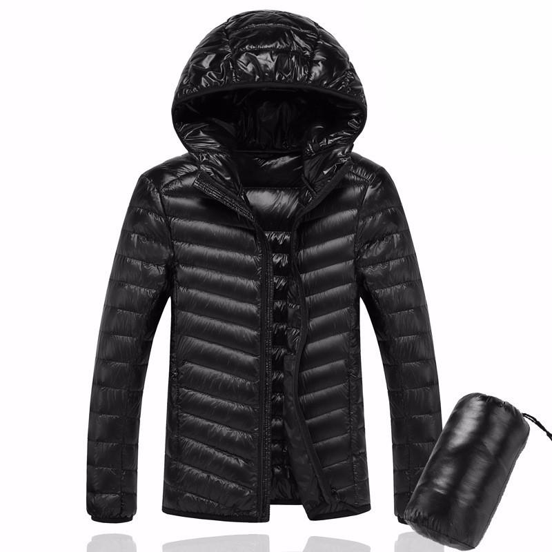 Large size lightweight down jacket men's new hooded stand-up collar large size slim short winter jacket, Black
Large size lightweight down jacket men's new hooded stand-up collar large size slim short winter jacket, Black