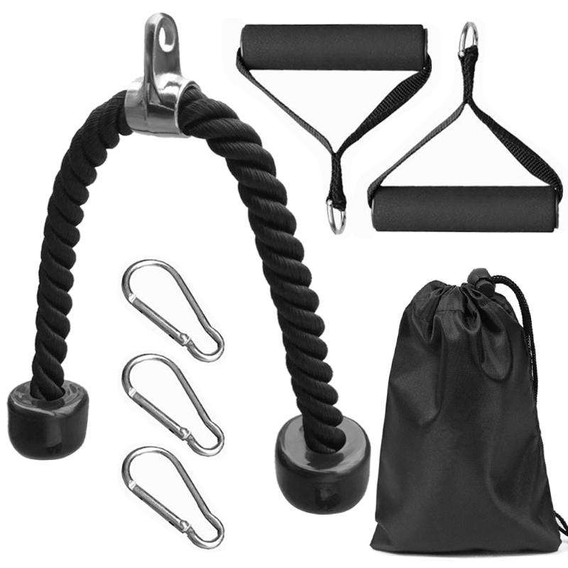 68cm Tricep Rope Multi Gym Push Up Pull Down Cord Bodybuilding Cable Muscle Traning home Fitness Sports workout pull rope
68cm Tricep Rope Multi Gym Push Up Pull Down Cord Bodybuilding Cable Muscle Traning home Fitness Sports workout pull rope