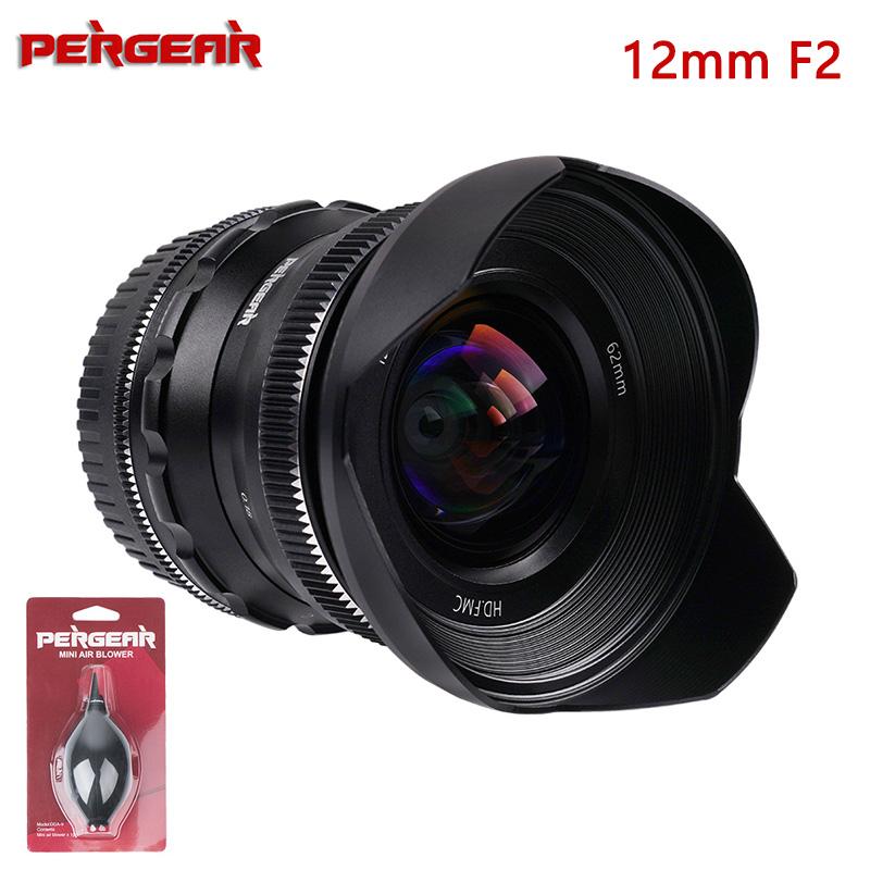 PERGEAR 12mm F2 Camera Lens Super Wide-angle Manual Focus Fixed Lens for Sony E/Fujifilm X/M4/3 /Nikon Z Mount
PERGEAR 12mm F2 Camera Lens Super Wide-angle Manual Focus Fixed Lens for Sony E/Fujifilm X/M4/3 /Nikon Z Mount